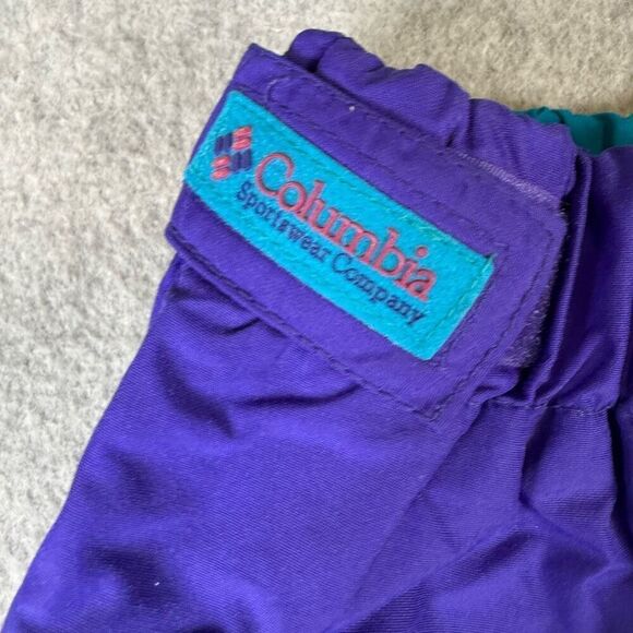 Vintage Columbia Sportswear Co Womens Size Large Nylon Track Jogger Pants Purple - Picture 2 of 6